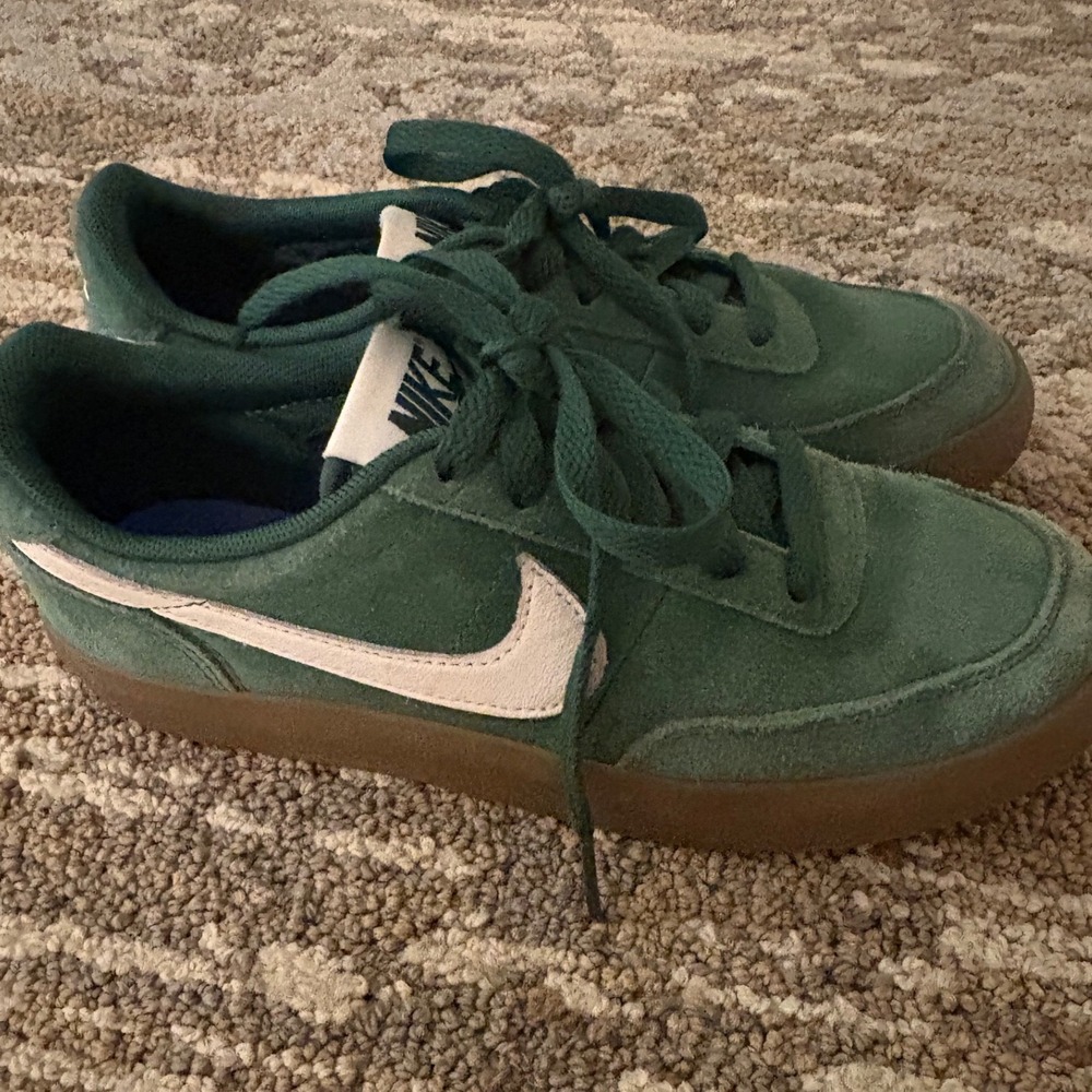 Nike Killshot 2 Kids Sneakers Gorge Green White Gum Sole Low Top Shoes| Size 3.5 - Picture 3 of 6